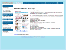 Tablet Screenshot of mystarworld.com
